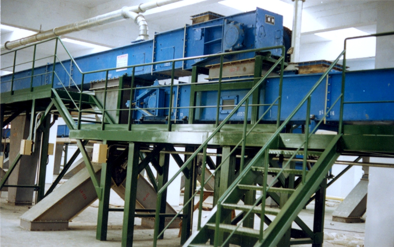 刮板機現場安裝圖片